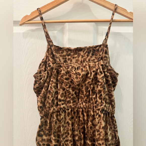 Pair of Old Navy Black/Leopard Jumpsuits - Picture 4 of 15